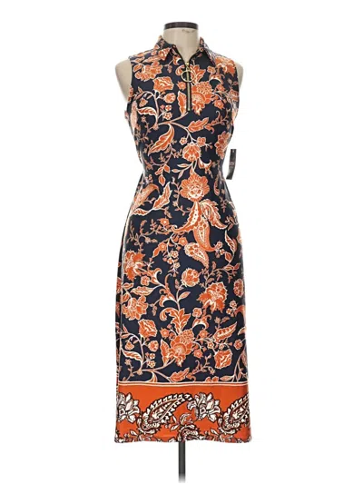 Pre-owned Msk Casual Dress In Orange