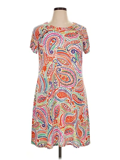 Pre-owned Msk Casual Dress In Orange