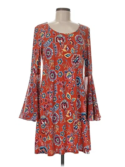 Pre-owned Msk Casual Dress In Orange