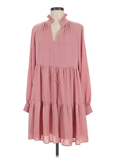 Pre-owned Msk Casual Dress In Pink