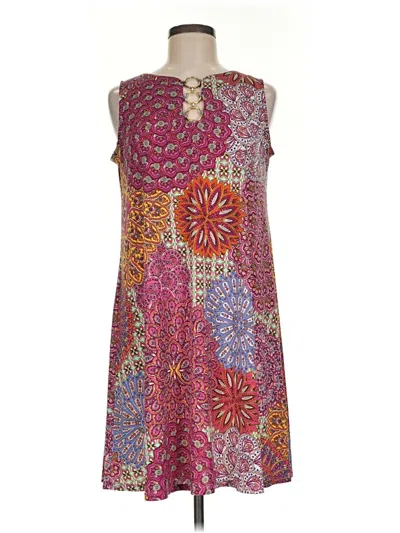 Pre-owned Msk Casual Dress In Pink