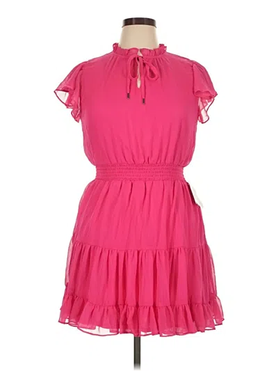 Pre-owned Msk Casual Dress In Pink