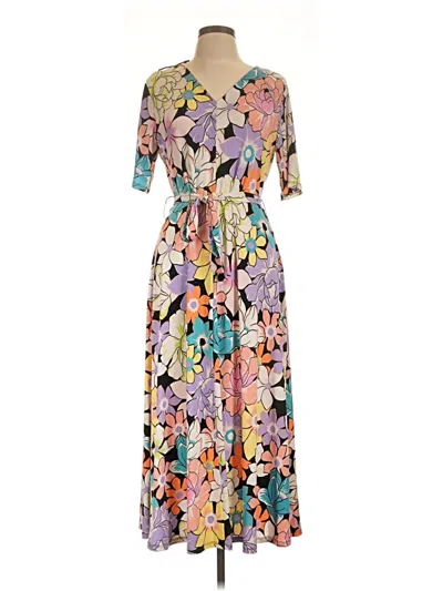 Pre-owned Msk Casual Dress In Purple