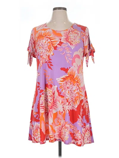 Pre-owned Msk Casual Dress In Purple