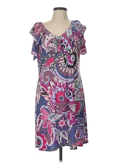 Pre-owned Msk Casual Dress In Purple