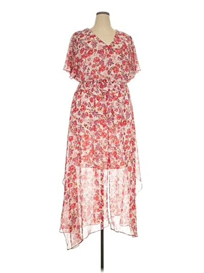 Pre-owned Msk Casual Dress In Red