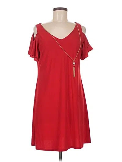 Pre-owned Msk Casual Dress In Red