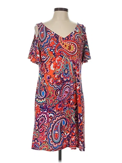 Pre-owned Msk Casual Dress In Red