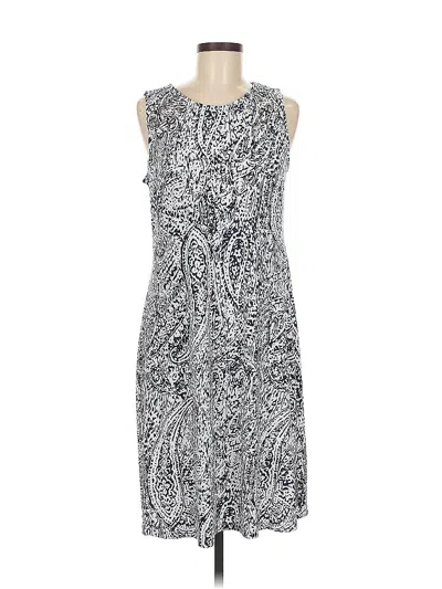 Pre-owned Msk Casual Dress In Silver