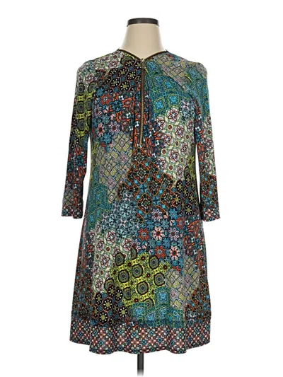 Pre-owned Msk Casual Dress In Teal