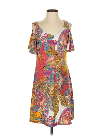 Pre-owned Msk Casual Dress In Yellow