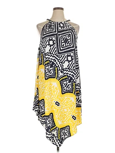 Pre-owned Msk Casual Dress In Yellow