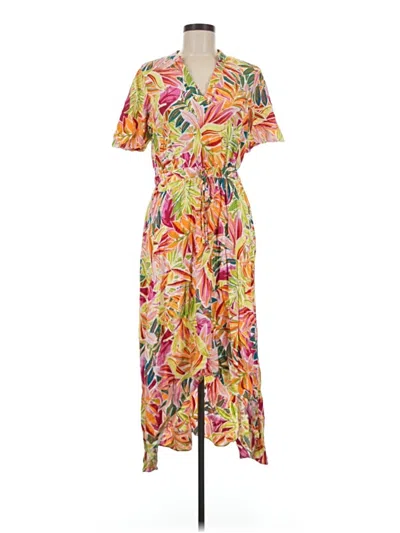 Pre-owned Msk Casual Dress In Yellow