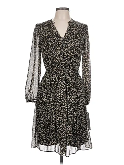 Msk Cocktail Dress In Black