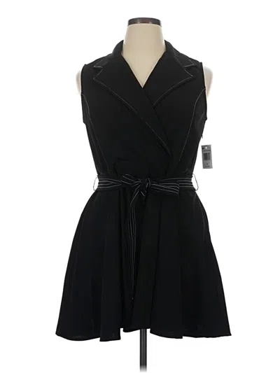 Msk Cocktail Dress In Black