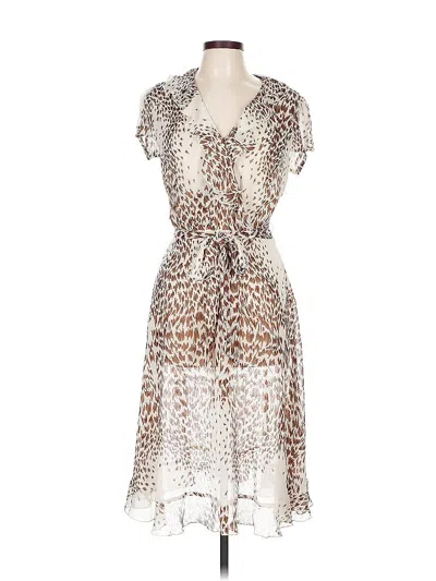 Pre-owned Msk Cocktail Dress In Brown