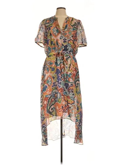 Pre-owned Msk Cocktail Dress In Brown