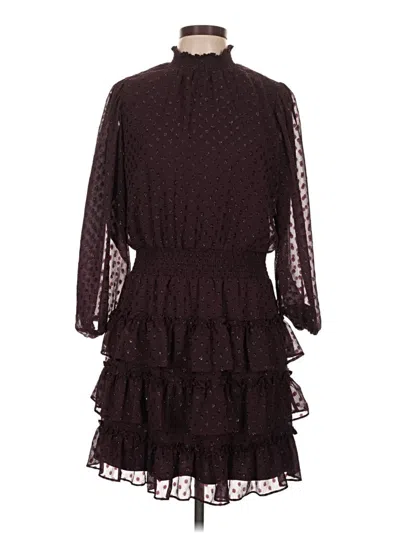Pre-owned Msk Cocktail Dress In Burgundy