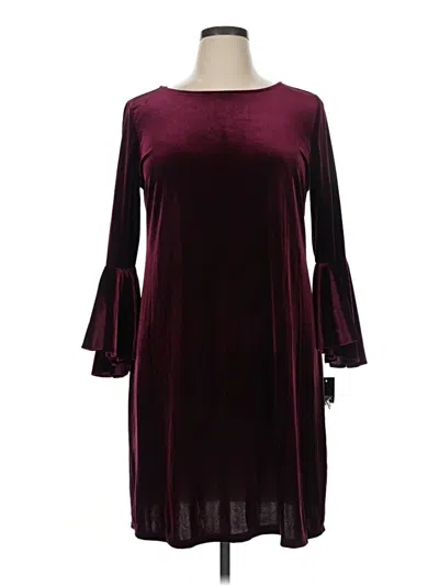 Pre-owned Msk Cocktail Dress In Burgundy