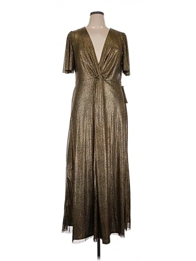 Pre-owned Msk Cocktail Dress In Gold