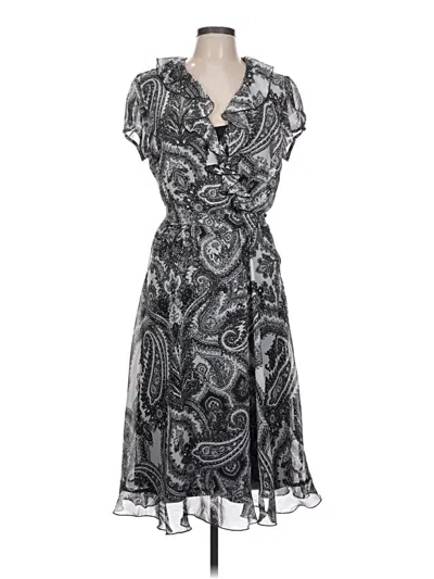 Pre-owned Msk Cocktail Dress In Gray
