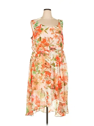 Pre-owned Msk Cocktail Dress In Orange