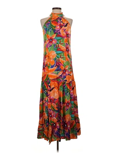 Pre-owned Msk Cocktail Dress In Orange