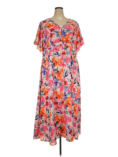 Msk Cocktail Dress In Pink