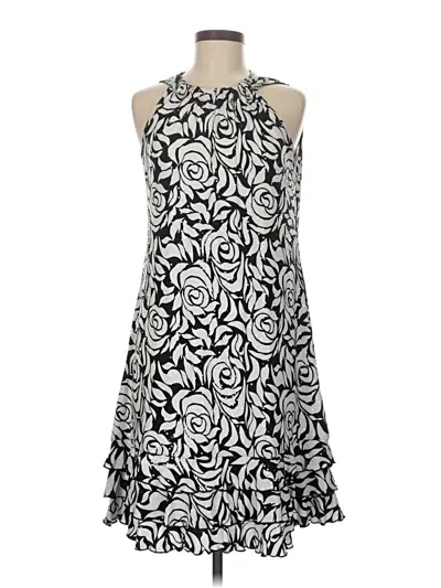 Pre-owned Msk Cocktail Dress In Silver