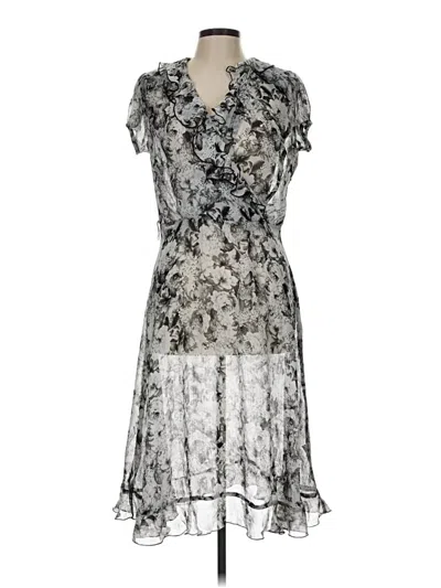 Pre-owned Msk Cocktail Dress In Silver