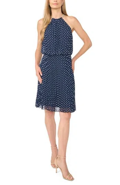 Msk Drop Waist Dress In Vanilla Ice