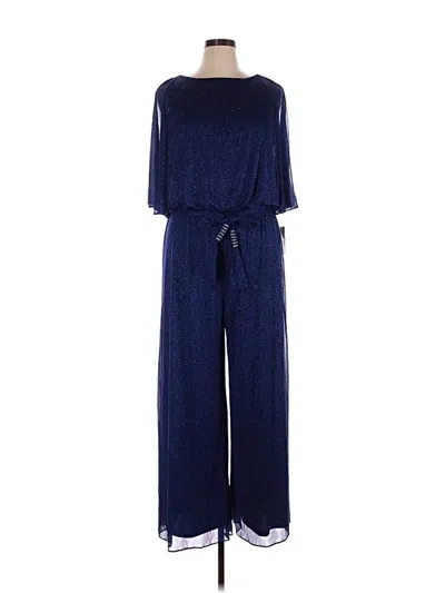 Msk Jumpsuit In Blue