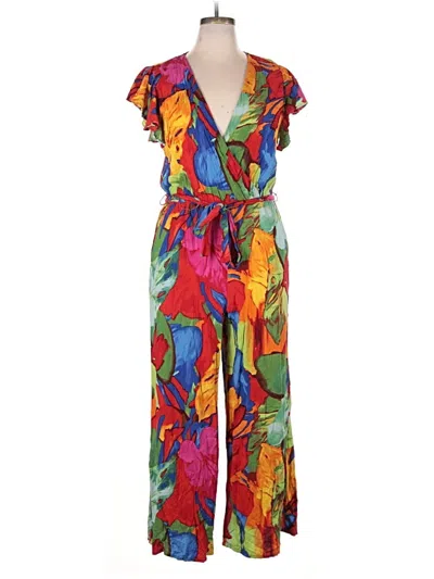Pre-owned Msk Jumpsuit In Red
