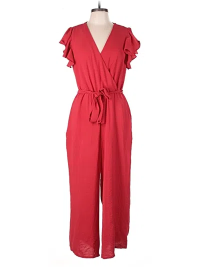 Pre-owned Msk Jumpsuit In Red