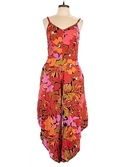 Pre-owned Msk Jumpsuit In Red