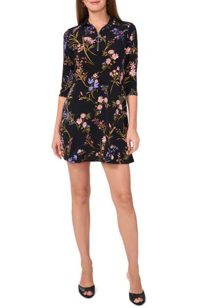 Msk O-ring Zip Swing Dress In Rhubarb