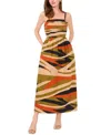 Msk Petites Cotton Printed Sleeveless Maxi Dress
