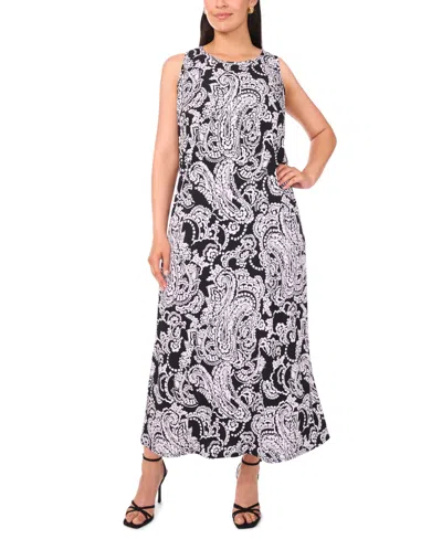 Msk Plus Size Sleeveless Jersey Maxi Dress