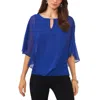 Msk Embellished Overlay Top In Multi