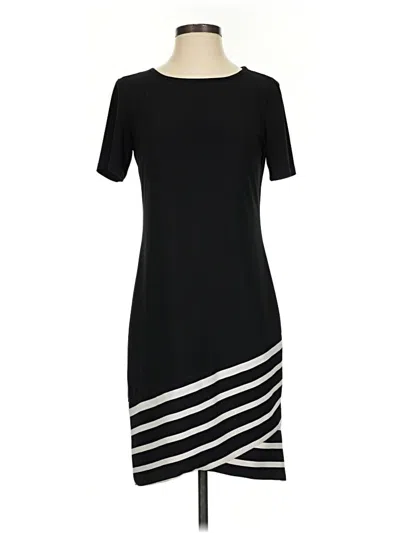 Pre-owned Msk Short Sleeve Top Black Boatneck Tops