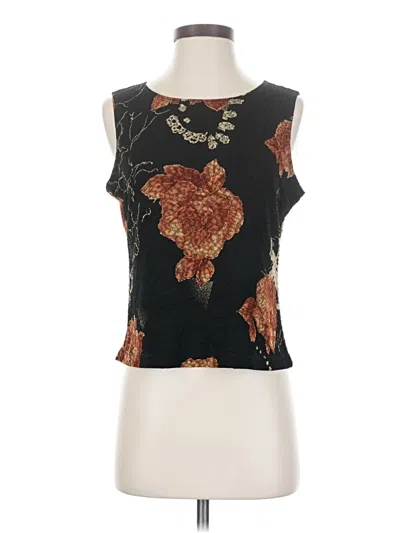 Pre-owned Msk Sleeveless Blouse In Black