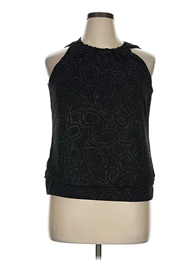 Pre-owned Msk Sleeveless Blouse In Black
