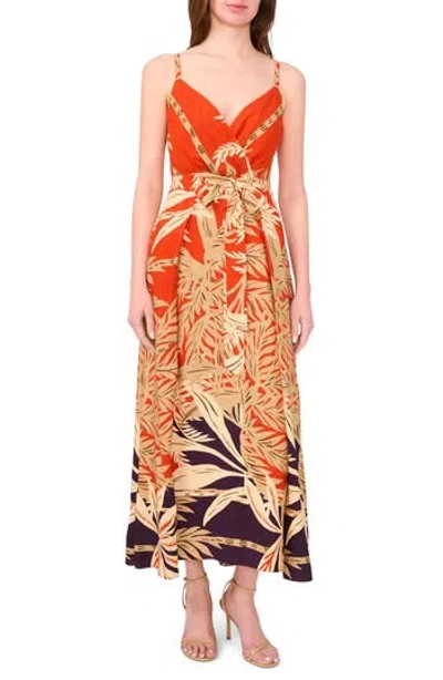 Msk Sleeveless Maxi Dress In Cafe