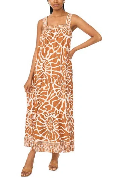 Msk Tie Back Maxi Dress In Argan Oil