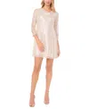 Msk Women's Cowl Neck Mini Dress In Neutral