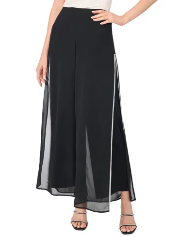 Msk Women's Embellished Side Split Pants In Multi