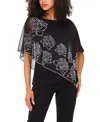 Msk Women's Jersey Top In Black