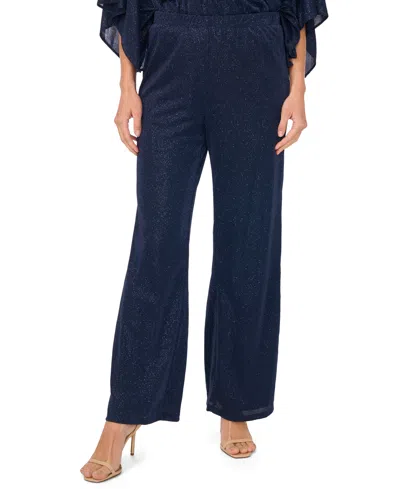 Msk Women's Mid-rise Pull-on Pants In Blue