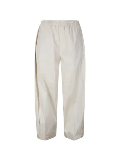 M.s.m Milano Elasticated Trousers In Neutral