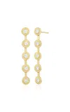 M.spalten 14k Yellow Gold Sunbeam Stiletto Earring
